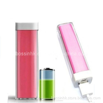 Lipstick Portable Power Bank From China Supplier/Mobile Phone Charger